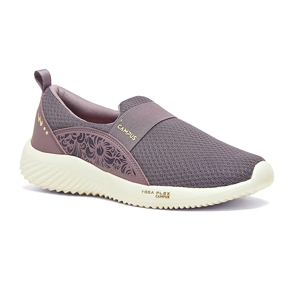 Women’s Mauve Slip-On Walking Shoes