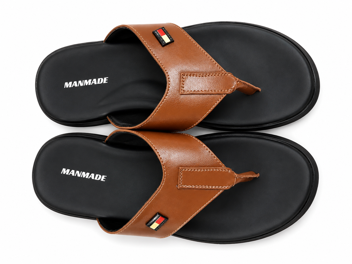 Men’s Brown Strap Comfortable Casual Slide Sandals