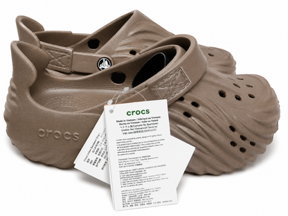 Brown Lightweight Ventilated Comfort Clogs Casual Slip-On